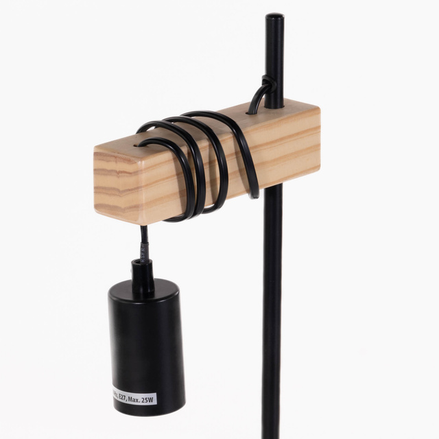 Lampa de birou loft, bec pe cablu, Ø 14 x 50 cm