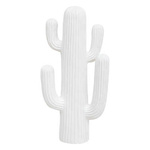 Ornament cactus exterior Rodrigo 58 cm înălțime alb