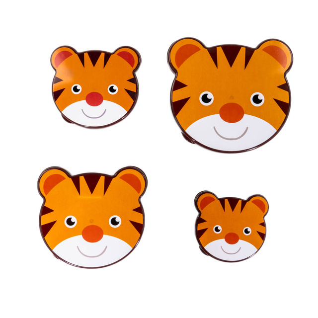 Set cutii cu motiv animal, 4 piese de diferite dimensiuni