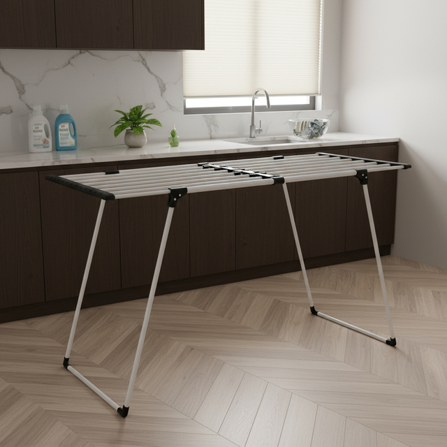 Uscător telescopic pentru rufe, 100-163 cm, LALEA