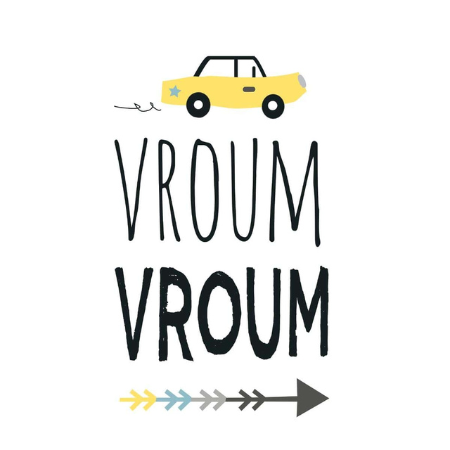 Lenjerie de pat copii ROAD, 140 x 200 cm