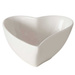 Bol in forma de  inimă Linora, alb