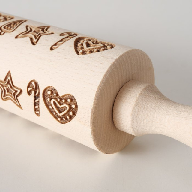 Rola de Crăciun gravată cu model BAKERY