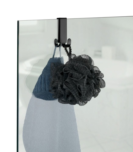 Racleta de apă MOLA pentru ferestre și cabine, neagră, WENKO