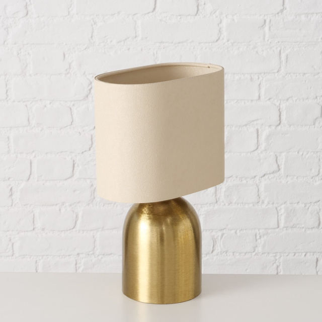 Lampa de masa MARIA cu baza aurie, 35 cm