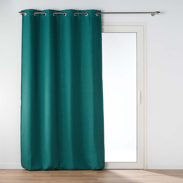 Perdea opaca BLACKE cu inele, 135 x 240 cm