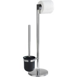 Suport pentru hârtie igienică și perie de toaletă, PARUS - 2în1, WENKO