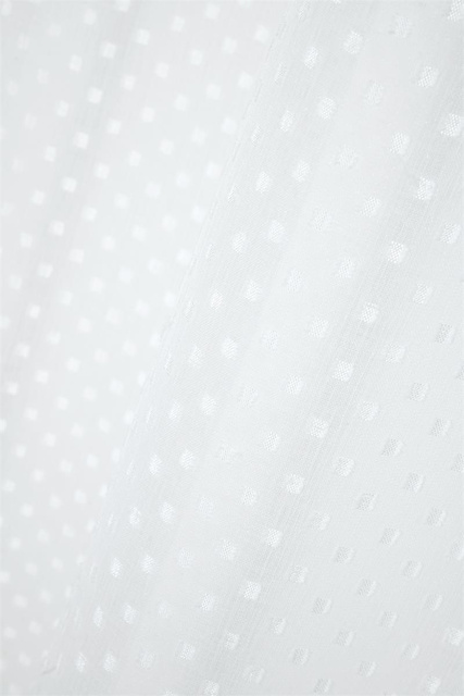 Cortină albă, transparentă, 135 x 260 cm