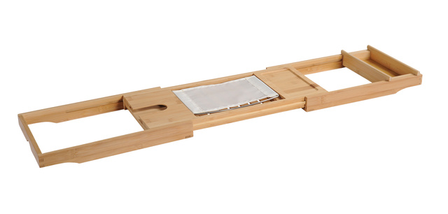 Masuta cada bambus, latime reglabila 70 - 105 cm, Kesper