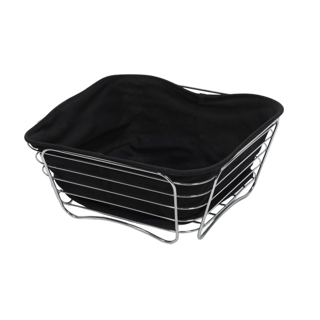 Coș de pâine, fructe, inox, 26 x 26 x 11 cm, Kesper