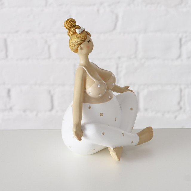 Figurină din porțelan Yoga, femeie, 22 cm