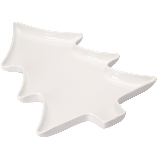 Platou pentru aperitive în formă de brad, 34 x 27 cm