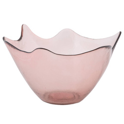 Bol decorativ din sticla reciclata, Ø 30 cm