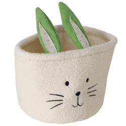 Coș textil pentru mărunțișuri NIKKEL cu model iepuraș