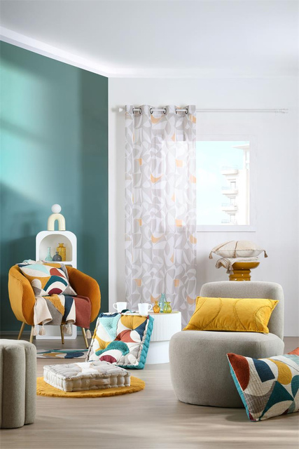 Pătură colorată din bumbac 125 x 150 cm