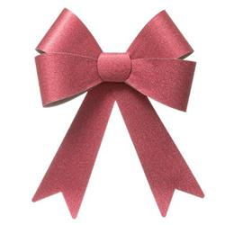 Fundita decorativa cu sclipici, visiniu, 30 x 19 cm