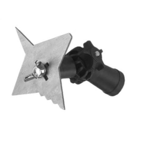 Racleta pentru chit cu 4 dinti cu maner telescopic