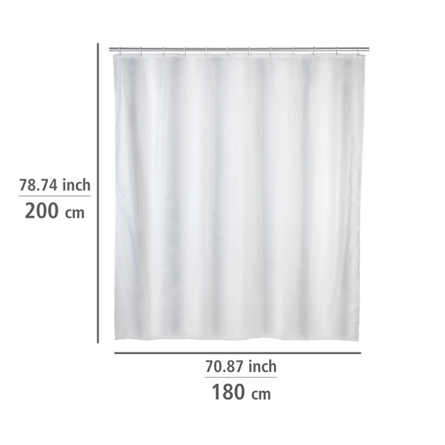 Cortină de duș, textilă, 180x200 cm, WENKO