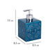 Dispenser de săpun CORDOBA DARK BLUE - 500 ml, WENKO, albastru