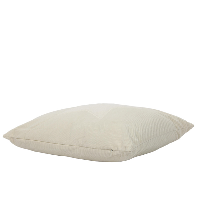 Pernă decorativă, model de sărbătoare, 45 x 45 cm, albă