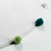 Covor rotund POMPOMPARTY, Ø 90 cm