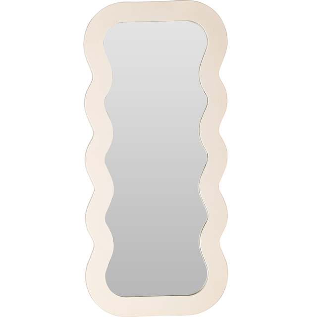 Oglinda decorativa in cadru ondulat, 37 x 80 cm