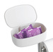 Perie WC cu suport hartie igienica RIVAZZA, 4in1, Alb, 72x32x17 cm, WENKO