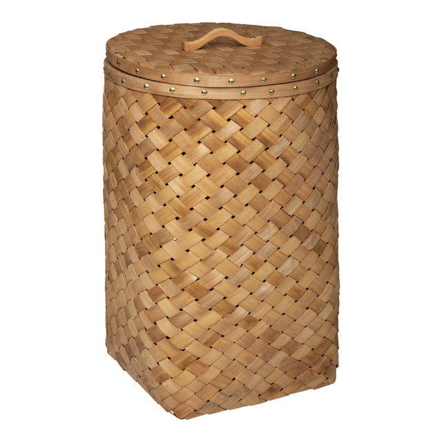 Coșuri din lemn cu capace, 2 buc.