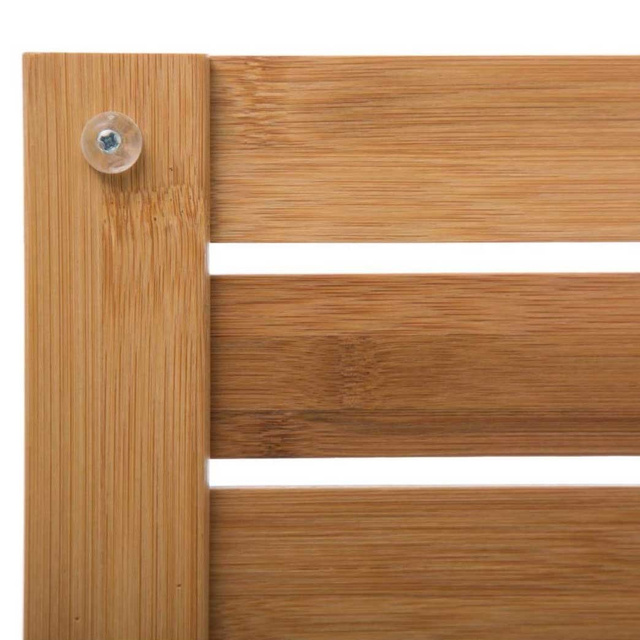 Panou din bambus pentru baie, 53 x 36 cm, antiderapant