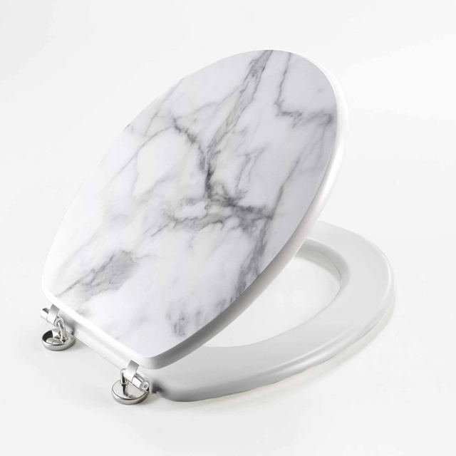 Scaun WC MDF, 37,5 x 47 cm, MARBRE