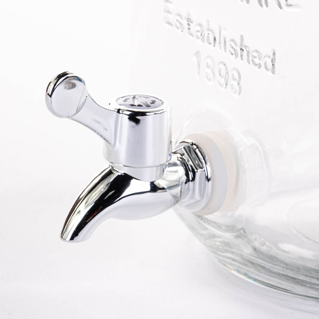 Dozator din sticla pentru sucuri si bauturi, 4 L