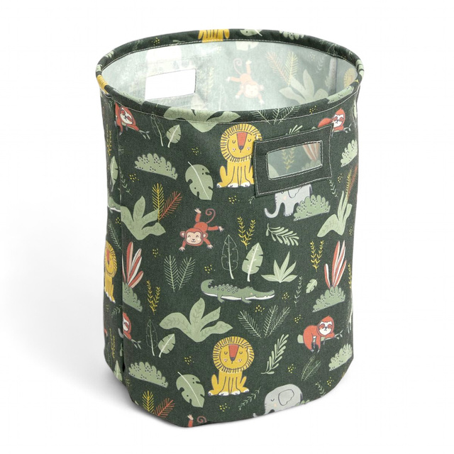 Coș pentru jucării rotund THE KING OF THE JUNGLE, Ø 35 cm