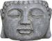 Ghiveci Buddha, Ø 11,5 cm, gr, gri