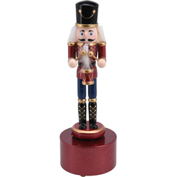 Bunic cu nuci și cutie muzicală, 22 cm