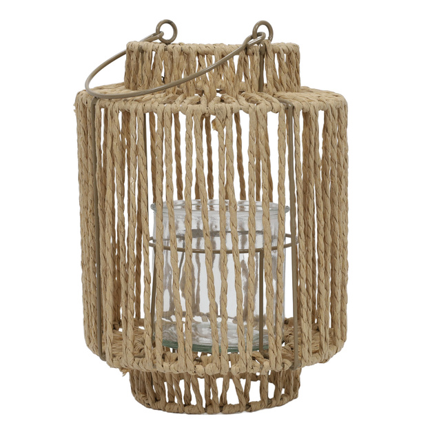 Lanterna împletită cu mâner, 19 x 25 cm