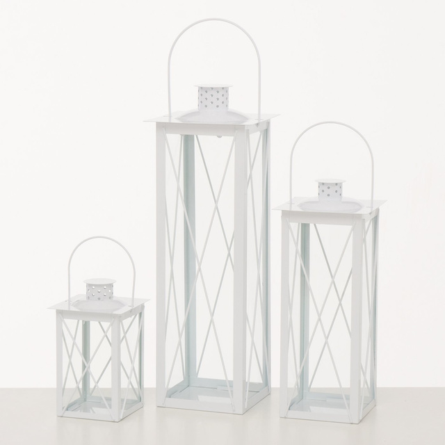 Lantern metalic cu maner, FAROL, 20, 35 si 50 cm