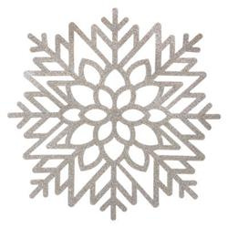 Individual de masă cu sclipici FULG DE NEA