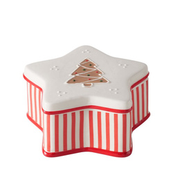 Borcan ceramic în formă de stea GINGER