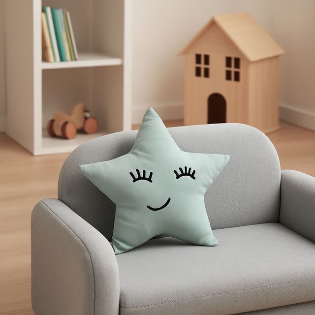 Perna decorativa in forma de stea, 40 x 40 cm