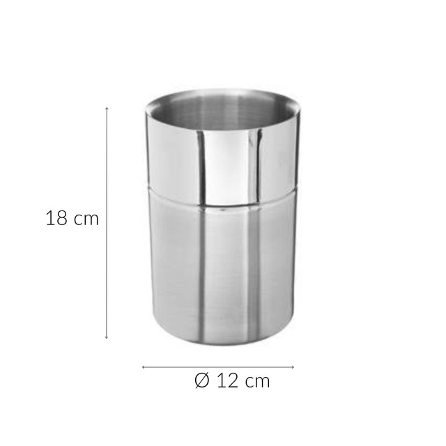 Frapiera pentru vin, otel inoxidabil, Ø 12 cm