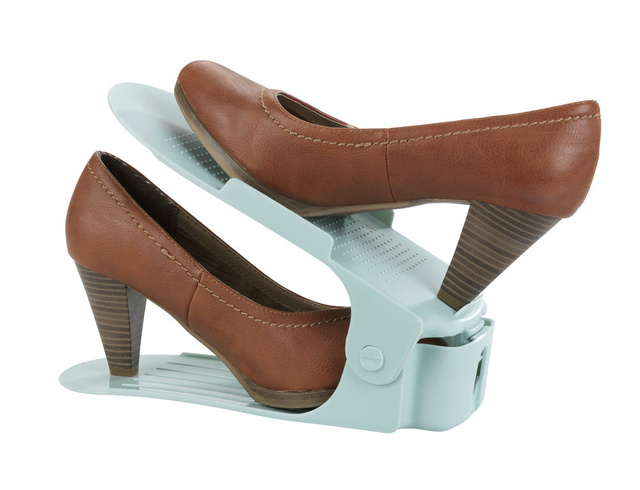 Organizator pentru pantofi cu inaltime reglabila, set, WENKO