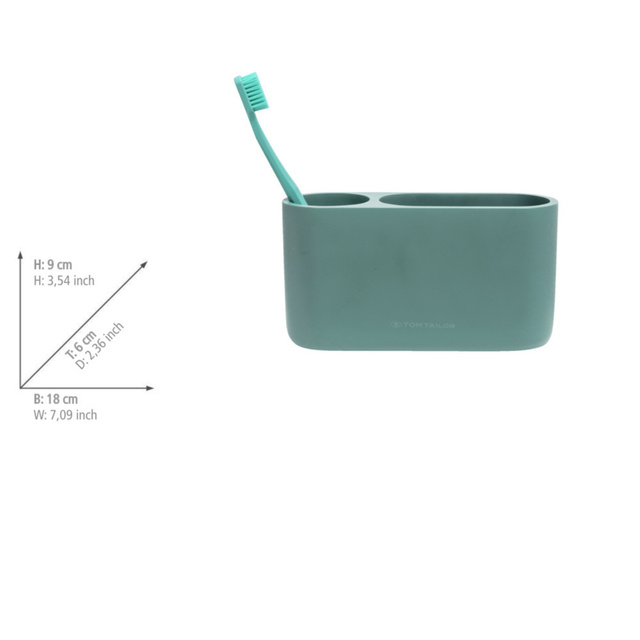 Organizator pentru baie cu pahar dublu TOM TAILOR