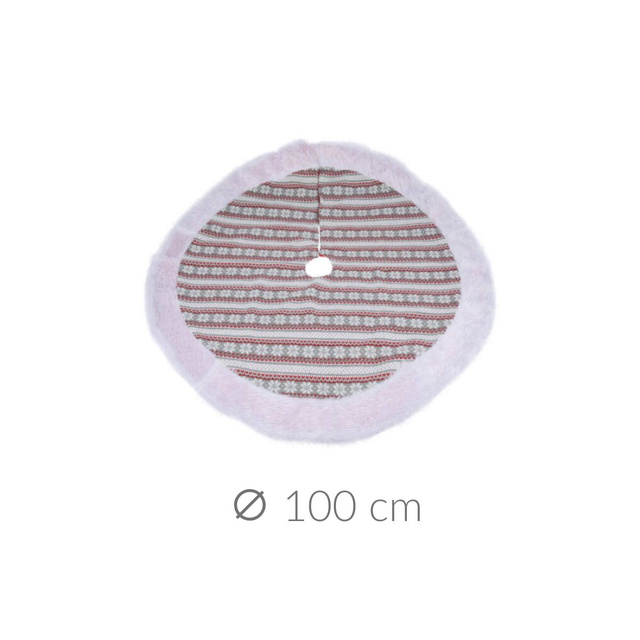 Covoras pentru brad SKIRT KNITTED, 100 cm