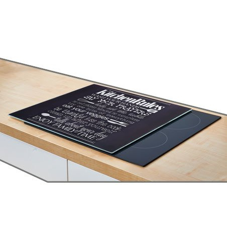 Placă de protecție din sticlă KITCHEN RULES pentru aragaz – mare, ZELLER, model 7