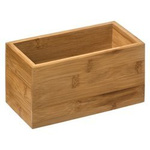 Organizator, cutie depozitare, bambus, 18x9x9,5 cm