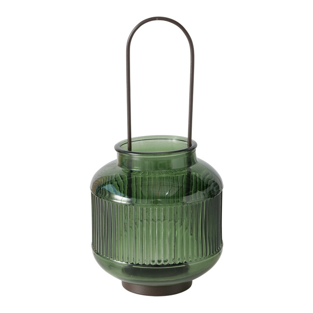 Suport pentru lumânări din sticlă ZENOR, 29 cm