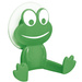 Cârlig universal FROG cu ventuză, suport, WENKO, verde
