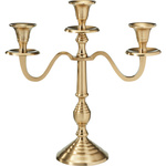 Candelabru cu trei brațe, auriu, 30 cm, model 1