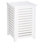 Cos rufe, Wenko Oslo, Lemn/Textil, Alb