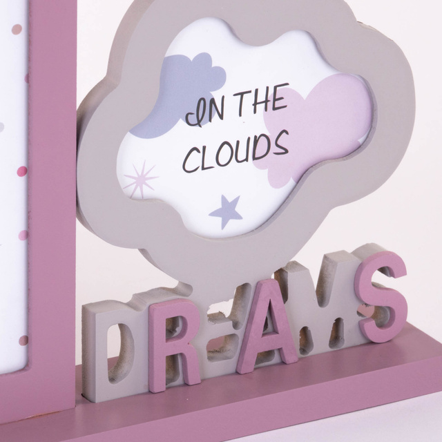 Rama in picioare cu decor, 25,5 x 5 x 18,5 cm